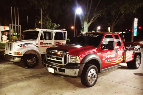 Orlando Towing Service Two Trucks Side By Side - Empire Towing, LLC