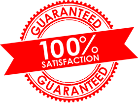 100% Satisfaction Guaranteed Stamp - Orlando Towing Service - Empire Towing, LLC